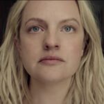 Close-up of Elisabeth Moss in