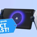 Sony PlayStation Portal shown against sky blue backdrop