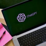 ChatGPT open on a Macbook