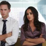 Patrick J. Adams and Meghan Markle in Suits