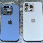 iPhone 15 Pro and iPhone 15 Pro Max backs