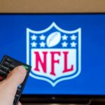 NFL logo on TV