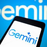 Gemini logo shown on a phone