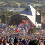 Pyramid Stage at Glastonbury Festival 2023 held at Worthy Farm