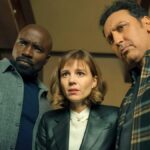 Mike Colter, Katja Herberts and Aasif Mandvi in Evil