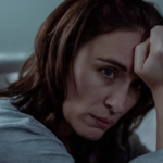 Emma (played by Vicky McClure) looks troubled in