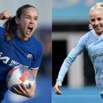 Guro Reiten and Alex Greenwood in the WSL