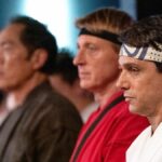 Yuji Okumoto, William Zabka, Ralph Macchio in Cobra Kai