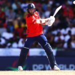 Phil Salt of England bats during the ICC Men