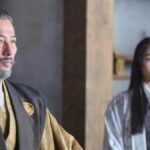 Hiroyuki Sanada and Anna Sawai in Shogun