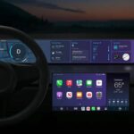 Apple CarPlay on a full dashboard