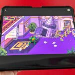 Galaxy Z Fold 5 playing TMNT on Game Pass