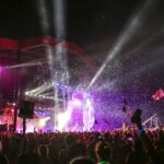 Crowd of people at Bonnaroo Music Festival