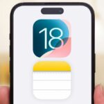 iOS 18 notes app on iPhone