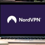 NordVPN shown on laptop