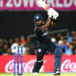 Aaron Jones of USA bats ahead of the USA vs Pakistan live stream at the T20 World Cup 2024