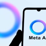 Meta AI logo on a phone