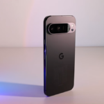 A Google Pixel 9 Pro XL in black