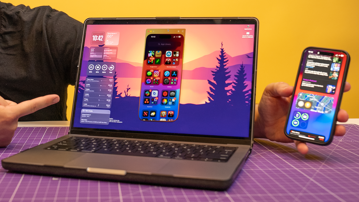 چگونه با iOS 18 و macOS Sequoia آیفون خود را به مک خود منعکس کنیم؟