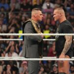 World Heavyweight Champion Gunther goes face to face with Randy Orton ahead of their title match at WWE Bash in Berlin