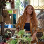 Lily Bloom (Blake Lively) in her flower store in