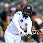 Kamindu Mendis batting for Sri Lanka ahead of the Lord's Test 2024 for the England vs Sri Lanka 2nd Test 2024 live stream