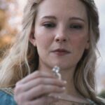 Morfydd Clark as Galadriel in Rings of Power season 2