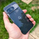 google pixel 9 review shots of phone