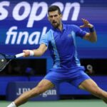 Novak Djokovic of Serbia plays a forehand against Daniil Medvedev of Russia during their Men's Singles Final match on Day Fourteen of the 2023 US Open ahead of the 2024 edition of the event