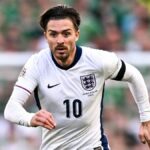 Jack Grealish of England during the UEFA Nations League ahead of the England vs Finland live stream