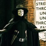 Hugo Weaving as V in &quot;V for Vendetta&quot;