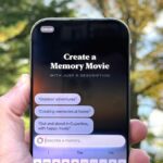 Memory Movie on an iPhone running apple intelligence