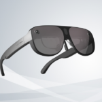 Smart glasses from a 3/4 angle