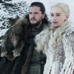 Kit Harington and Emilia Clarke in Game of Thrones