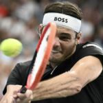 Taylor Fritz of the United States fires his way into the Fritz vs Zverev US open 2024 quarter-final match at Flushing Meadows.