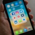 social media app shortcuts shown off on an iphone