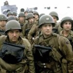 Tom Hanks and the cast of Saving Private Ryan