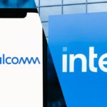 Qualcomm and Intel logos