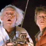 Christopher Lloyd and Michael J. Fox in Back to the Future