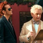 David Tennant as Crowley and Michael Sheen as Aziraphale in Good Omens season 2