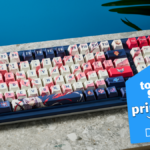 Photograph of k686 pro se gaming keyboard with deals tag