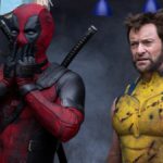 Deadpool (Ryan Reynolds) looking shocked stood next to Wolverine (Hugh Jackman) in &quot;Deadpool &amp; Wolverine&quot;