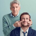 Harrison Ford adjusts Jason Segel's face in poster for Shrinking