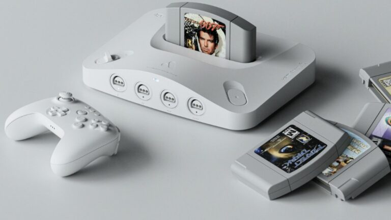 Analogue 3D console with Nintendo 64 games