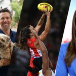 Binge offerings collage with photos from Colin From Accounts season 3, AFLW sports and news