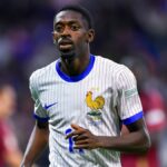 Ousmane Dembele of France looks on ahead of the Belgium vs France live stream in the Nations League 2024-25