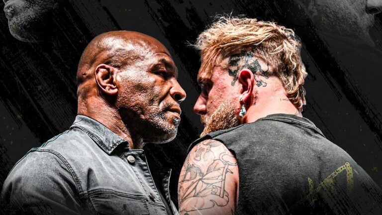 'Iron' Mike Tyson faces off with Jake 'Problem Child' Paul ahead of their Netflix Jake Paul vs Mike Tyson live stream on Friday, November 15, 2024