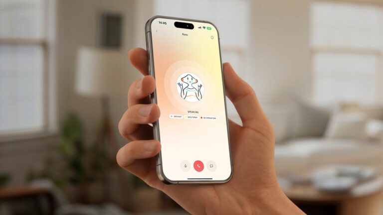 Hume AI on an iPhone screen