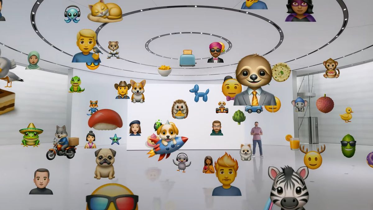 apple wwdc 2024 keynote genmoji section