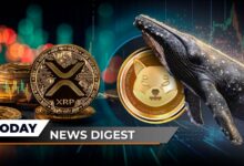 1 دلار در XRP ممکن است به زودی ناپدید شود، 2.5 میلیارد دلار نهنگ مگا شیبا اینو فاش شد، بایننس شش لیست جدید را اعلام کرد: خلاصه اخبار کریپتو از U.Today